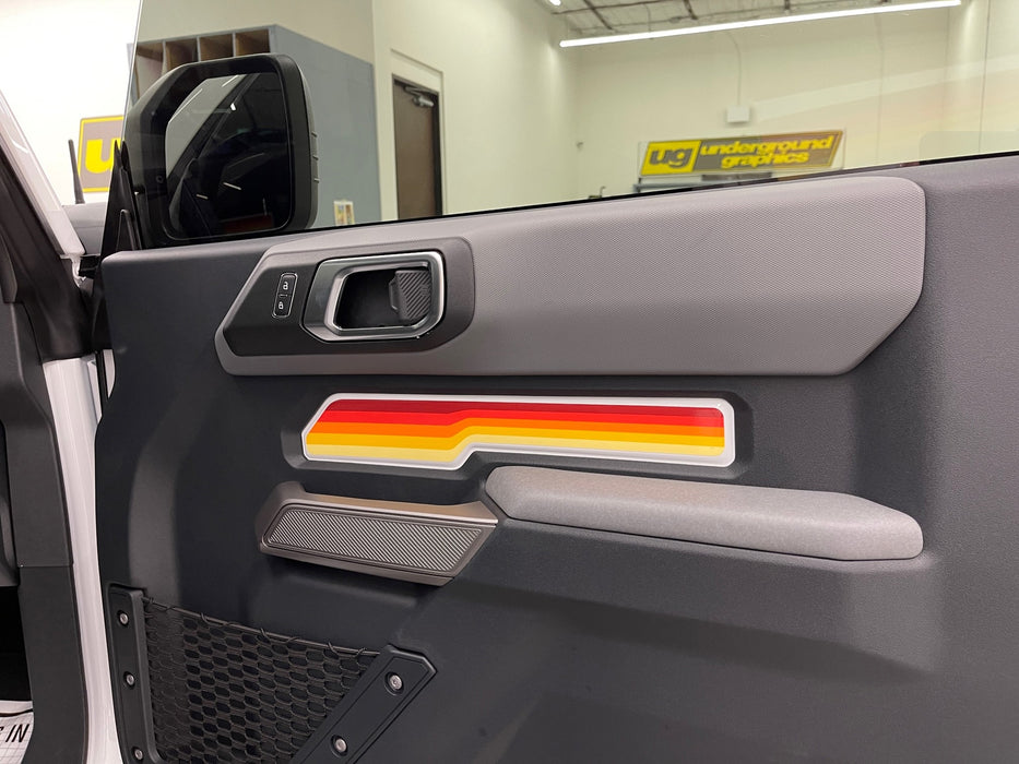 Bronco 2-Door Panel Inlays (FULL COLOR)