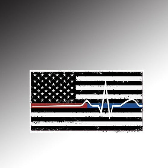 American Flag red thin/blue thin/EMS