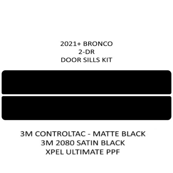 Bronco Door Sill protection