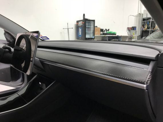 Tesla Model 3 Dash Wrap Overlay
