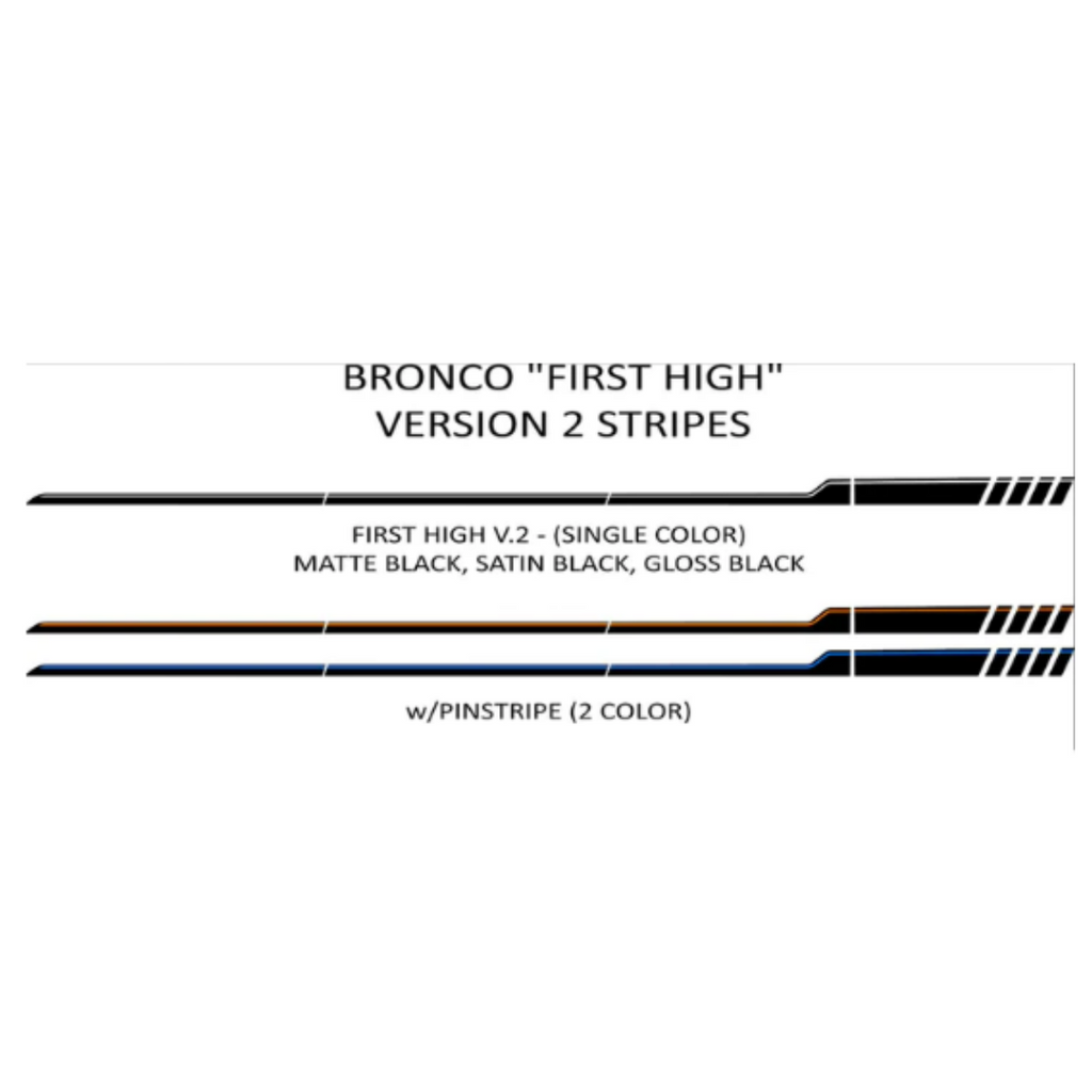 Bronco Stripes — Underground Graphics