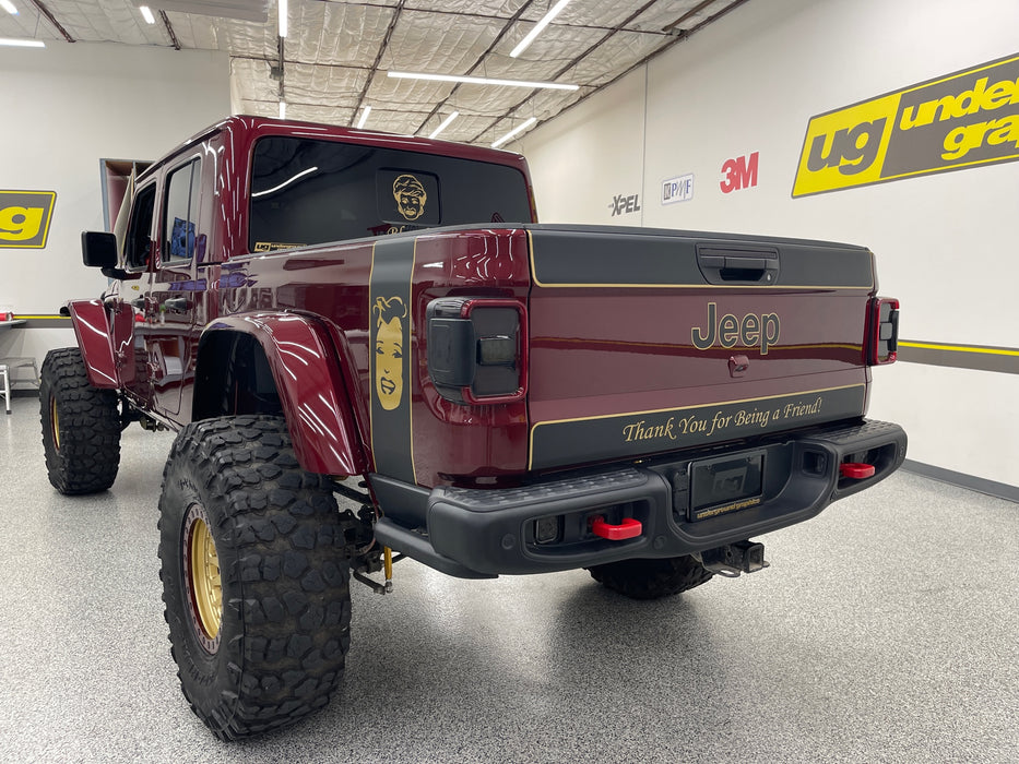 Jeep Gladiator "Two-Bar” Tailgate Graphics (20+)