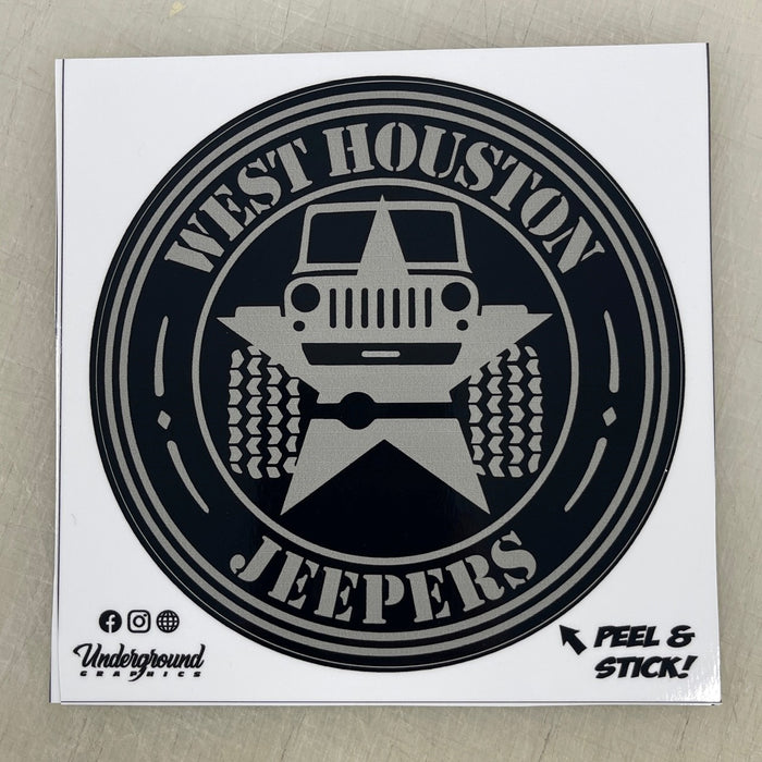 WEST HOUSTON JEEPERS  OFFICIAL DECALS