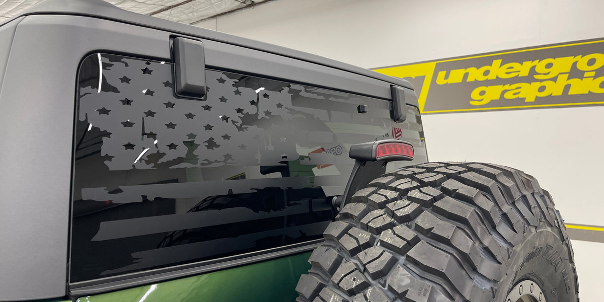 Bronco (Rear) Window Flags — Underground Graphics